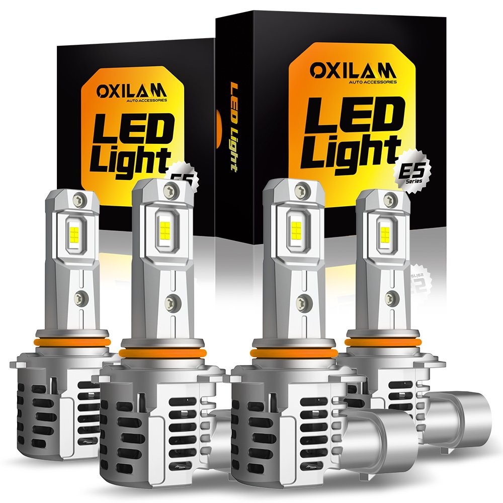 OXILAM 33000LM 9005 9006 LED Headlight High Beam Low Beam Bulb Super Bright USA
