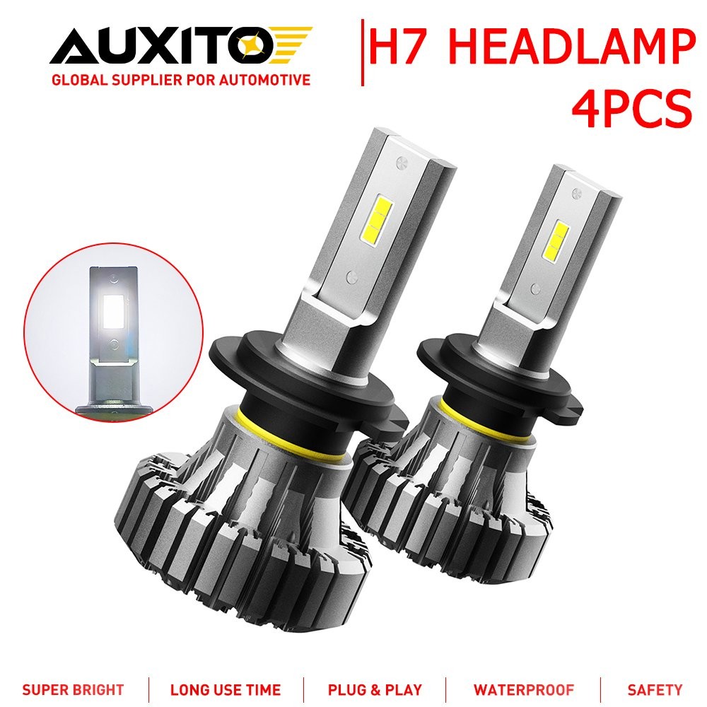 CANBUS Bright White LED H7 High Low Headlight Headlamps Beam Replace Halogen X4