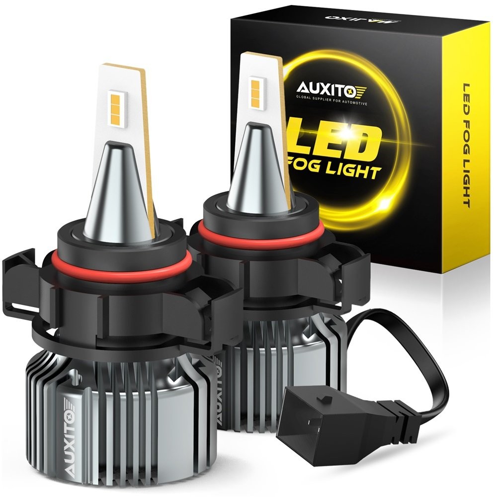 AUXITO 3000K Amber 5202 5201 H16 LED Fog Light Daytime Light Bright Running USA
