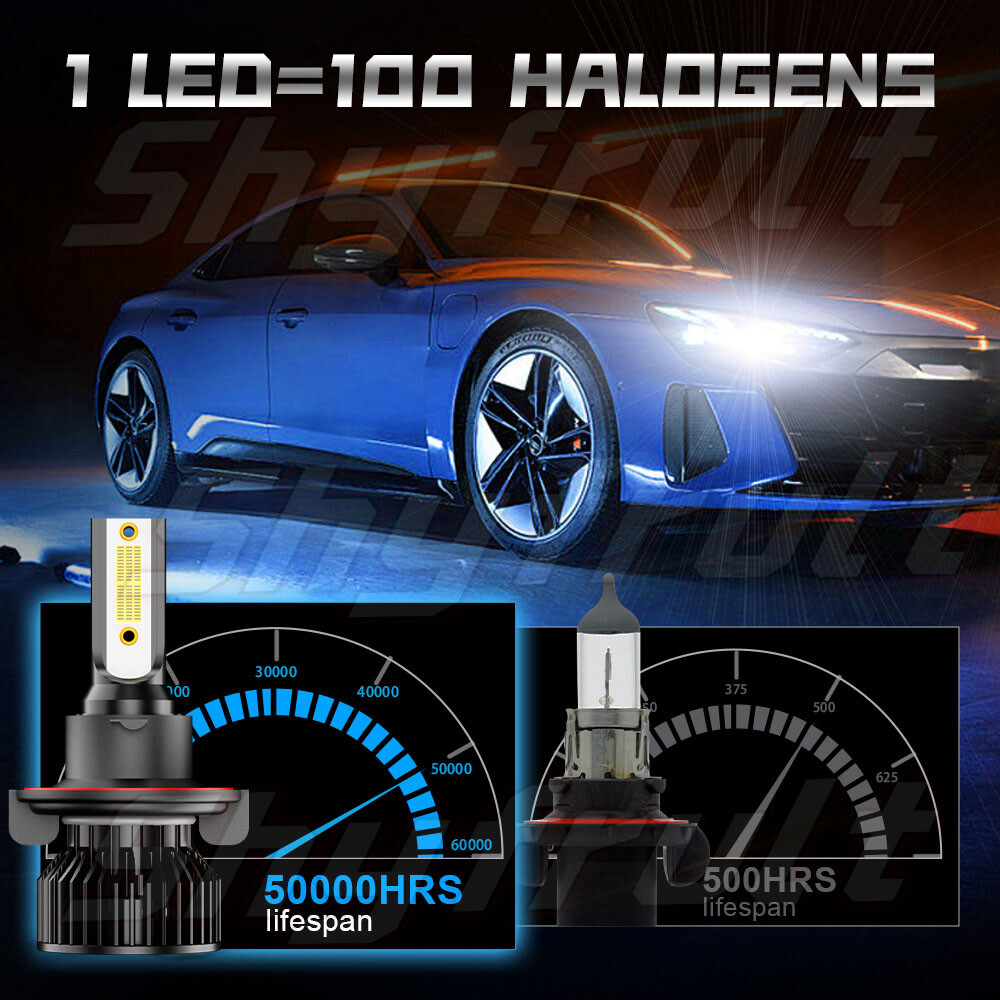 Fit Chevrolet Cruze 2011-2013 LS LED Headlights Hi/Lo Beam Fog Light Combo Bulbs