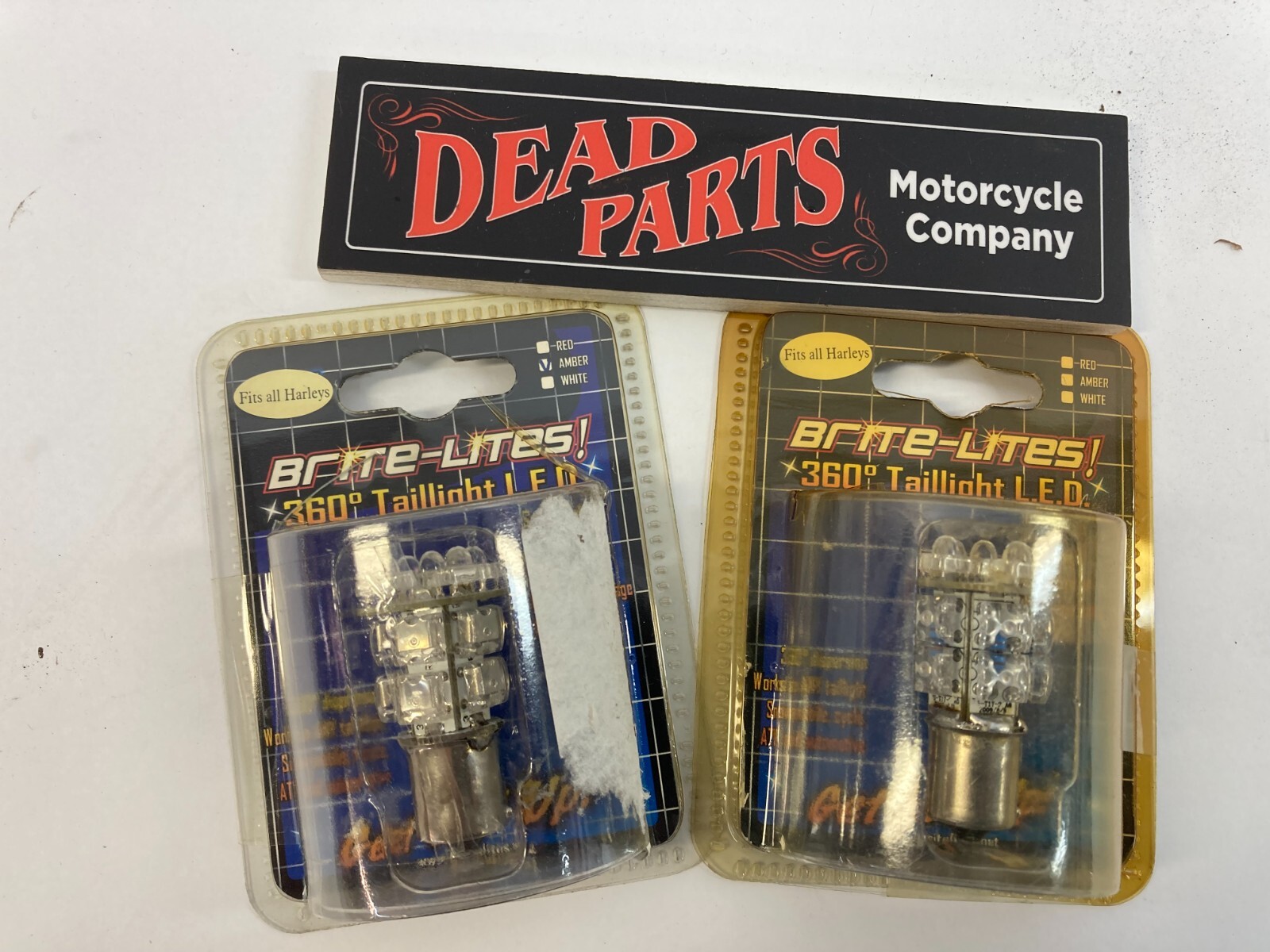 Harley Brite-Lites 360 led tail light tail lamp bulbs BL-1156360A 1156