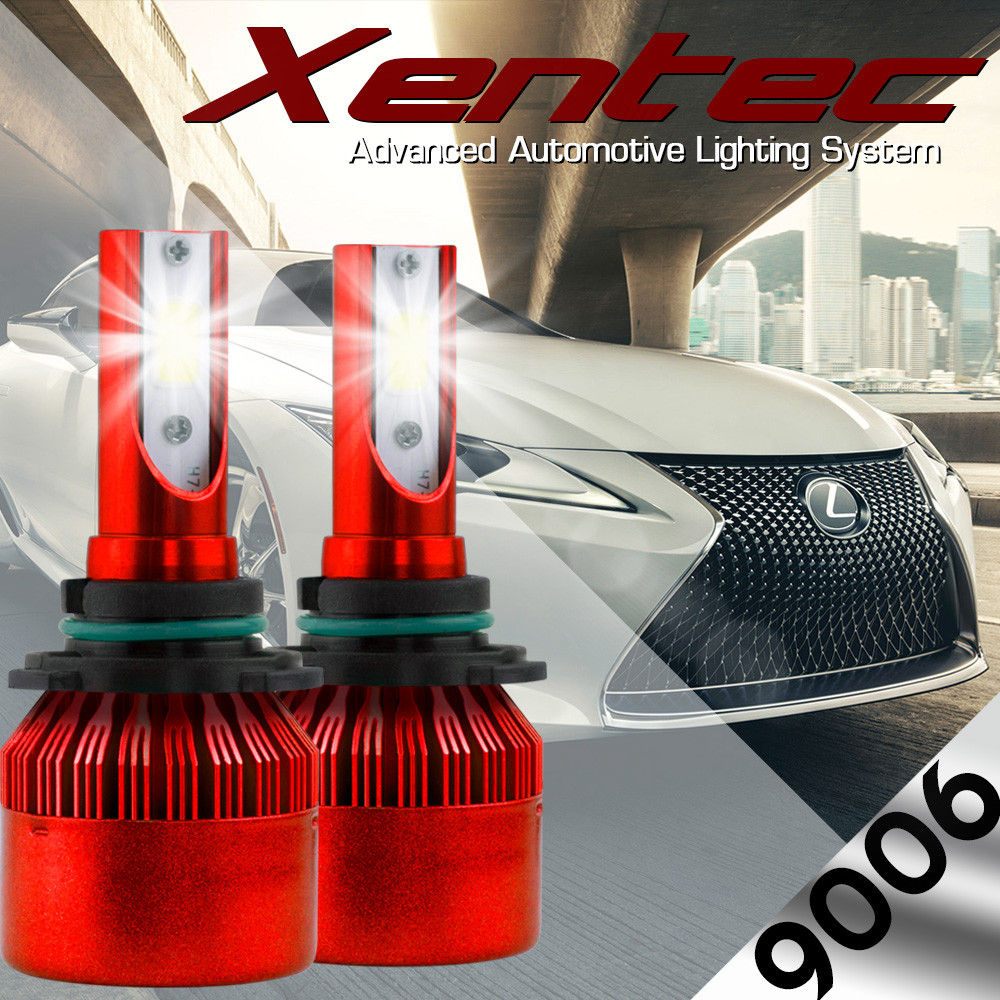 White 9006 HB4 HB4U LED 6500K Low Beam Bulb 388W 38800LM Headlight Kit Cree