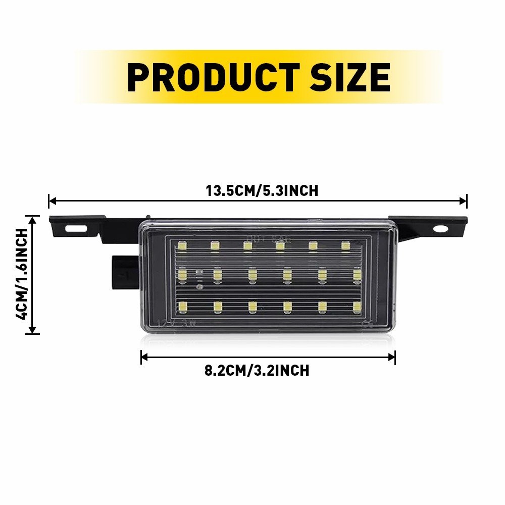 2-20X For 2015-2019 GMC Sierra Silverado 2500HD 3500HD LED Trunk Cargo Bed Light