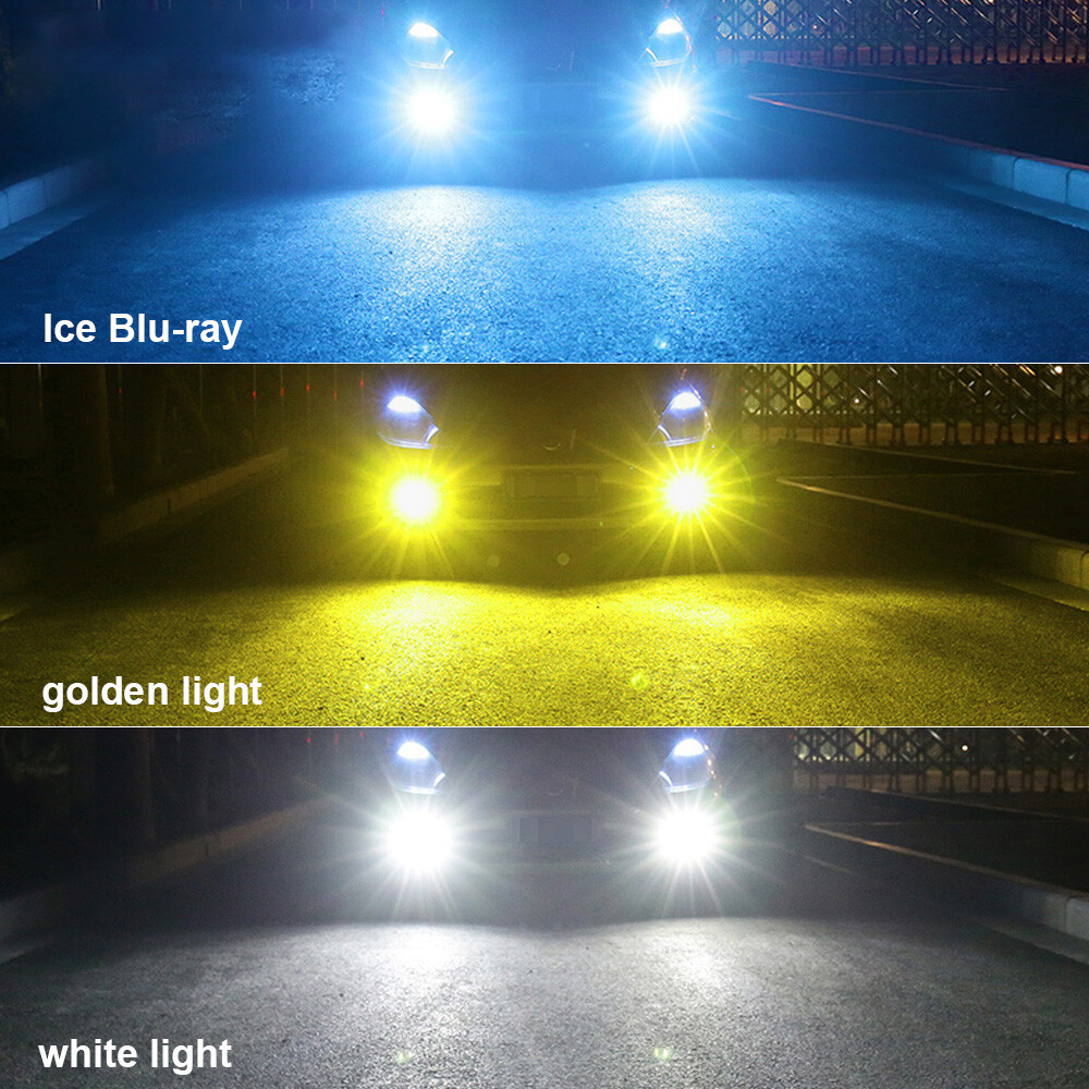 2X H7 LED Laser Headlight Bulb Automotive Projector Auto Fog Light Len Lamp Car