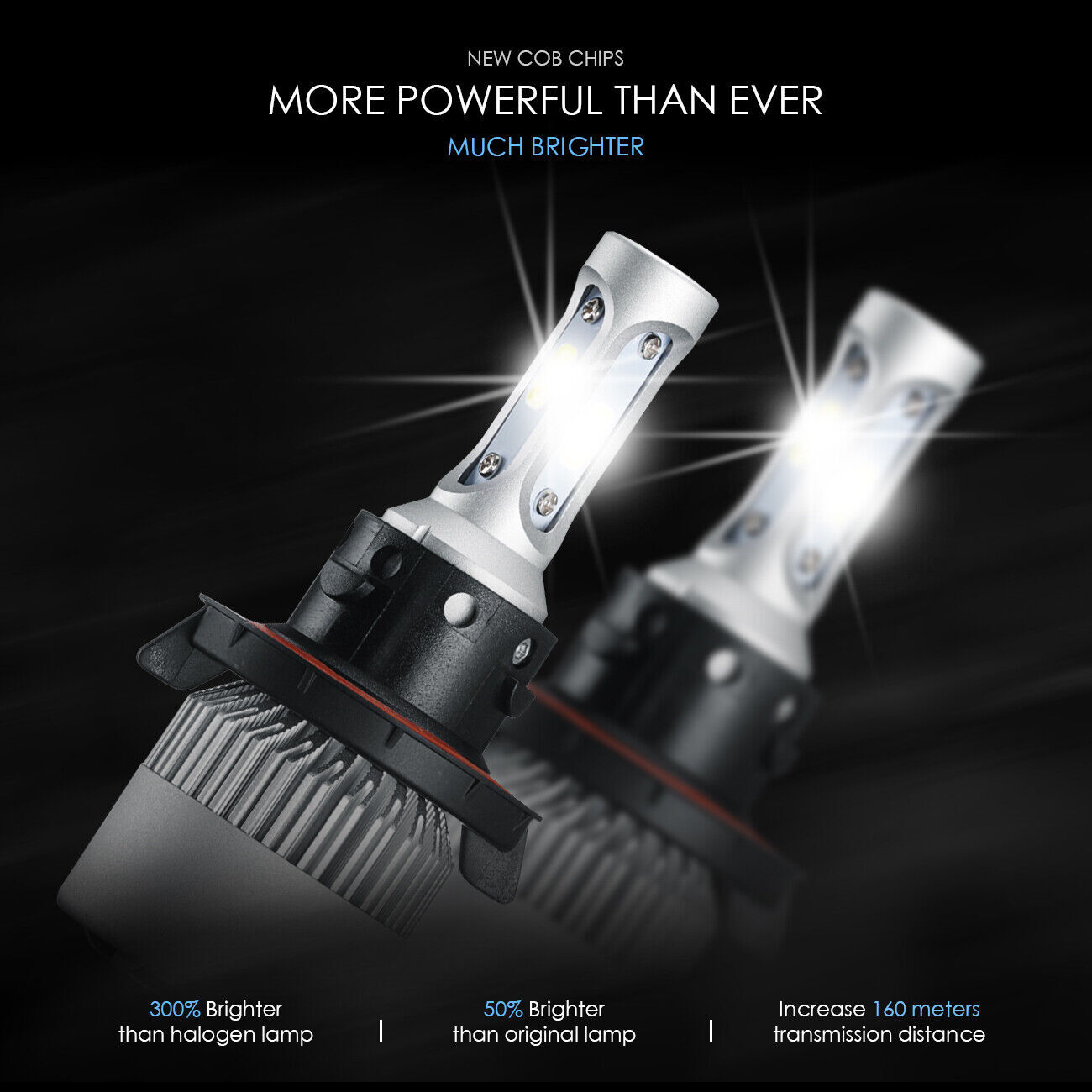 6X White LED Headlight Hi-Lo Fog Light Bulbs For Ford F250 F350 F450 2005-2019