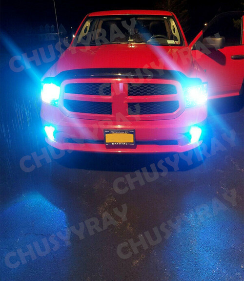 Ice Blue 9005 9006 LED Headlight Bulb Hi-Low Beam 4X For Buick Lucerne 2006-2011
