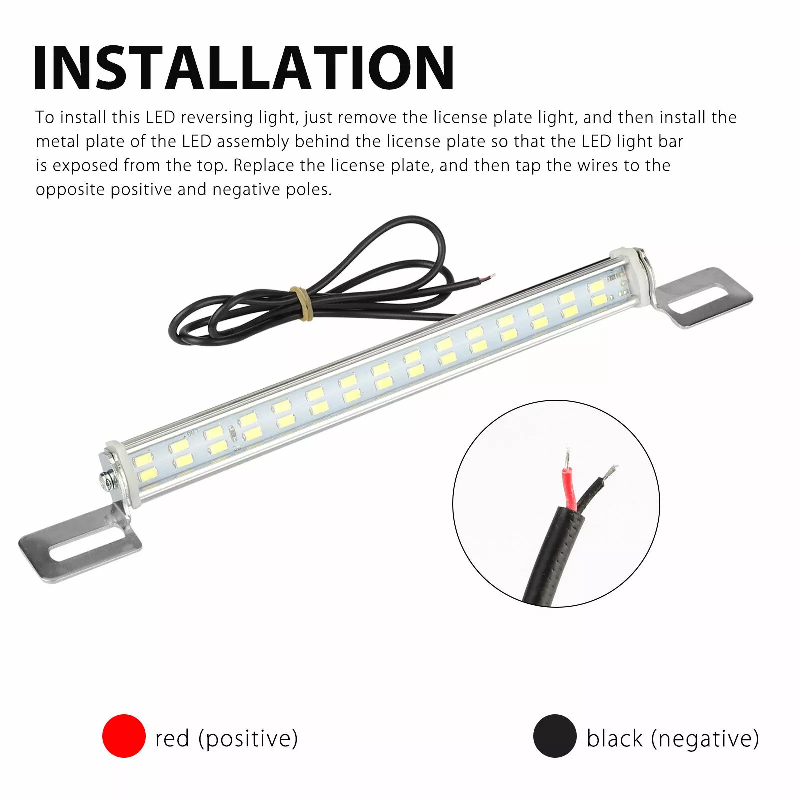 License Plate LED Light Extremely Bright Assembly for Trailer UTV ATV Truck Boat