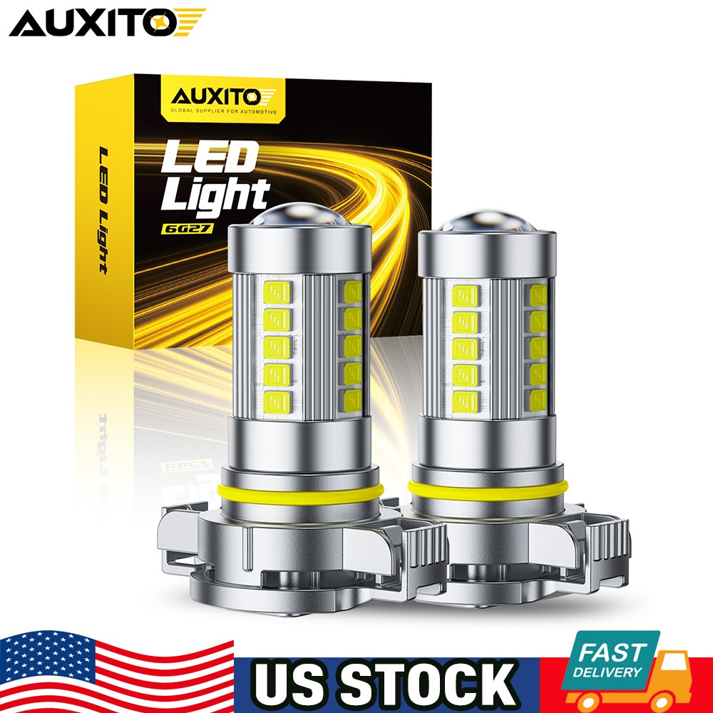5202 LED Headlight Bulbs 6500K Extremely Bright Pure White Fog Light Bulb Kit