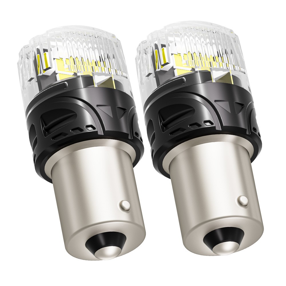 2x Super White 1156 1141 16-SMD RV Camper Trailer LED Interior Light Bulbs 12V