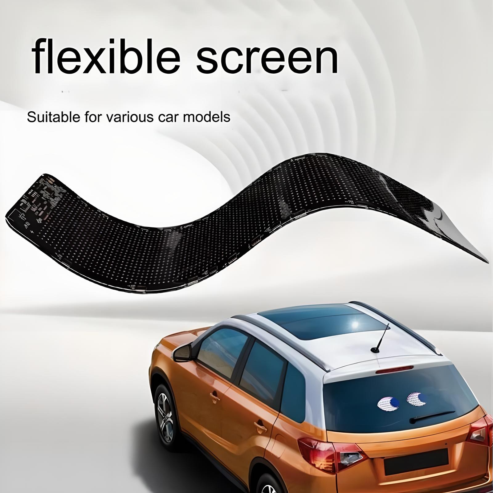 2Pcs 24″Truck Windshield Devil Eyes Light Soft Screen Cars Remote Smart Eye Lamp
