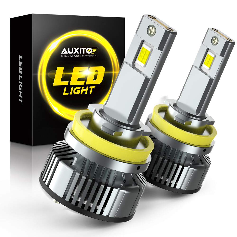 CANBUS Error Free High Low Beam H8 H11 H9 LED Headlight Headlamps 60000LM 2PCS