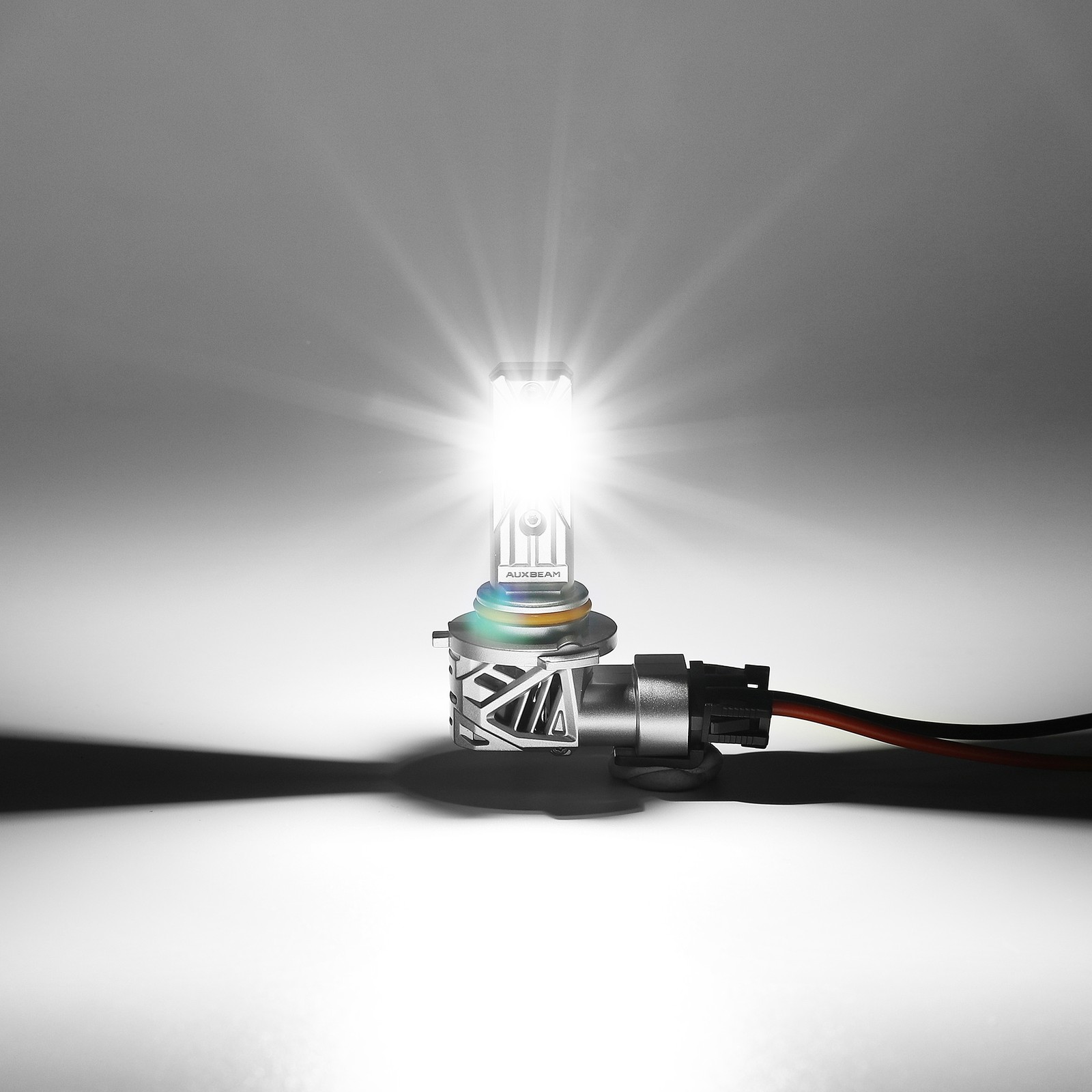 AUXBEAM 9005 LED Headlight Super Bright Bulbs Kit 6500K White 28000LM High Beam