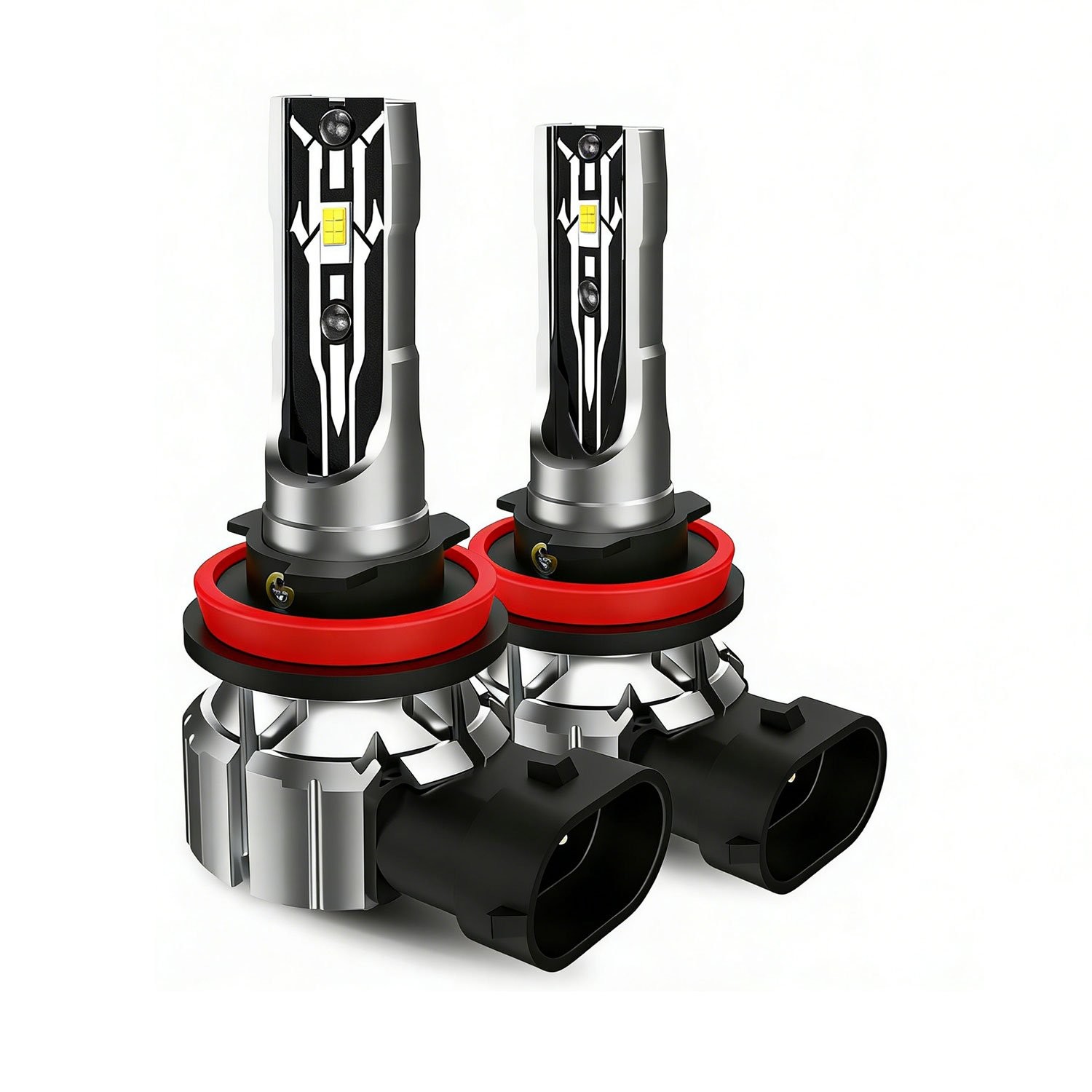 Combo 9005+H11 LED Headlight Super Bright Bulbs Kit White 720000LM High/Low Beam