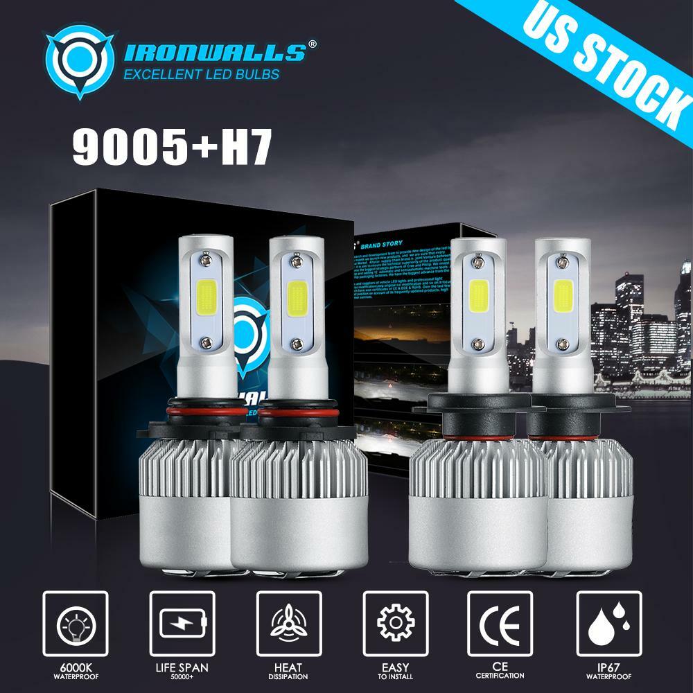 High Power HID LED Headlight H7 9005 Bulbs Lights for Suzuki GSXR 1000 2005-2006