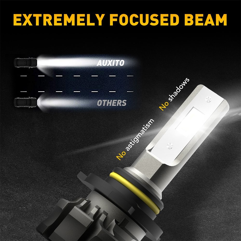 AUXITO 4X H10 9145 9155 LED Fog Light Fog Lamp Bulbs Daytime Running Light DRL