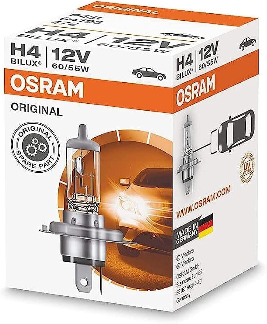 Osram H4 472 12V 60/55W Halogen Automotive Bulb