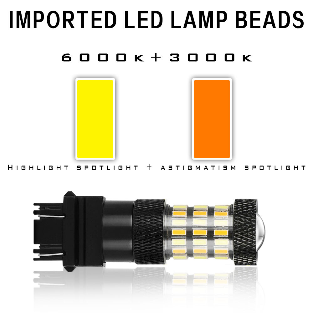 For Dodge Ram 1500 2500 3500 3000K Amber 4014 SMD Bright LED Turn Signal Light