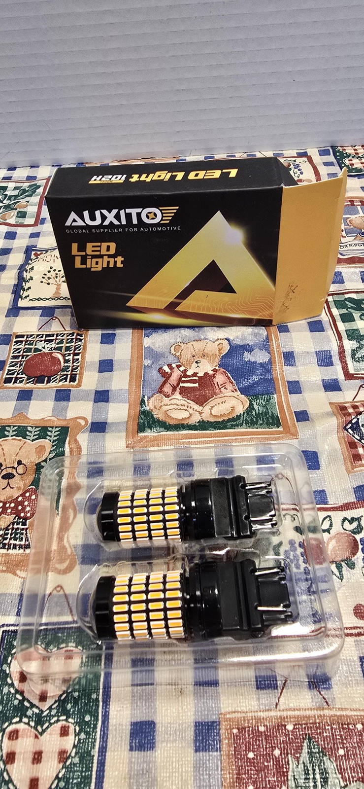 AUXITO LED Turn Signal Bulbs 2 Pack Amber Orange Exterior 12V New Other