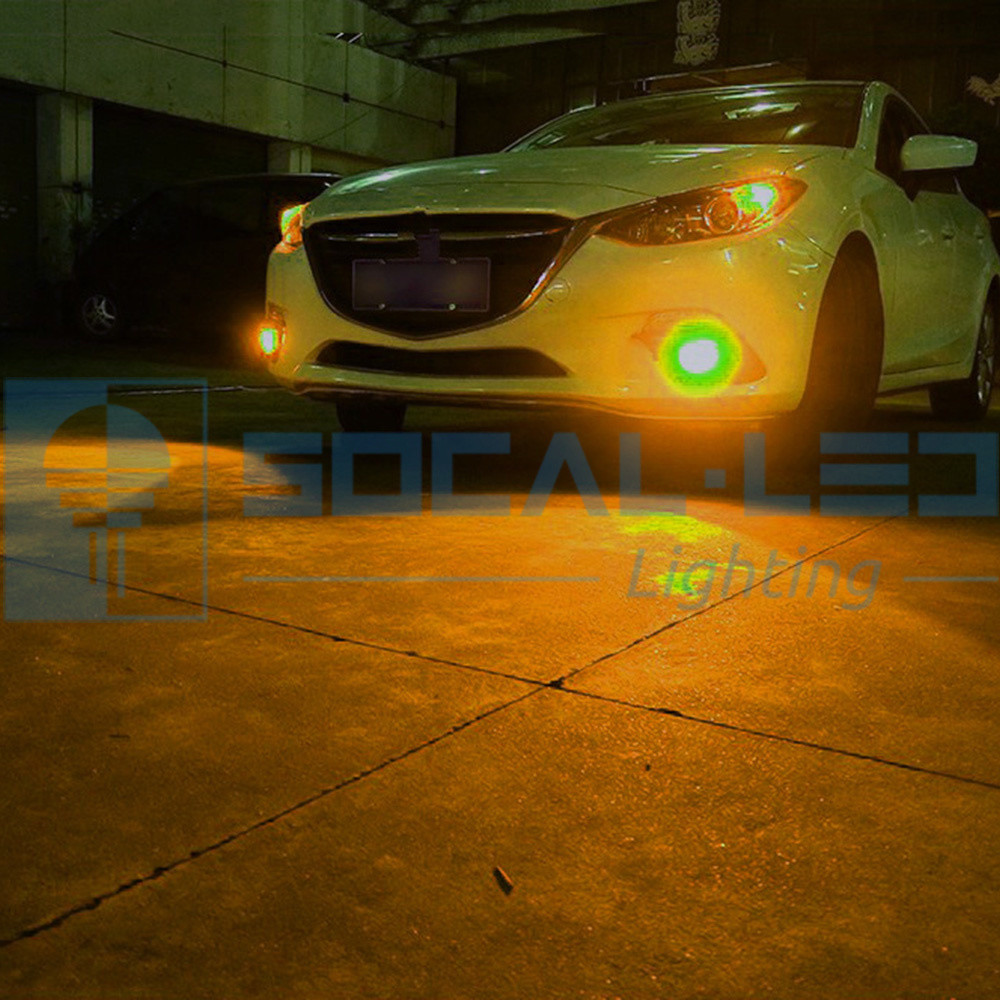 2pcs H10 9145 15w High Power Bright Car LED Bulbs 5730 15SMD Fog light DC 12-24V