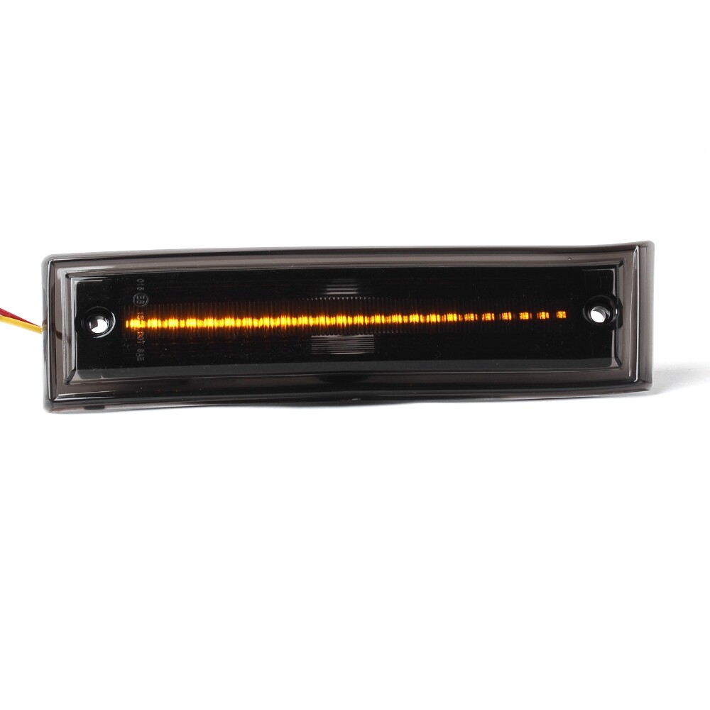 Smoke Lens Amber LED Side Marker Light for 1981-1991 Chevy GMC C/K R/V Truck SUV