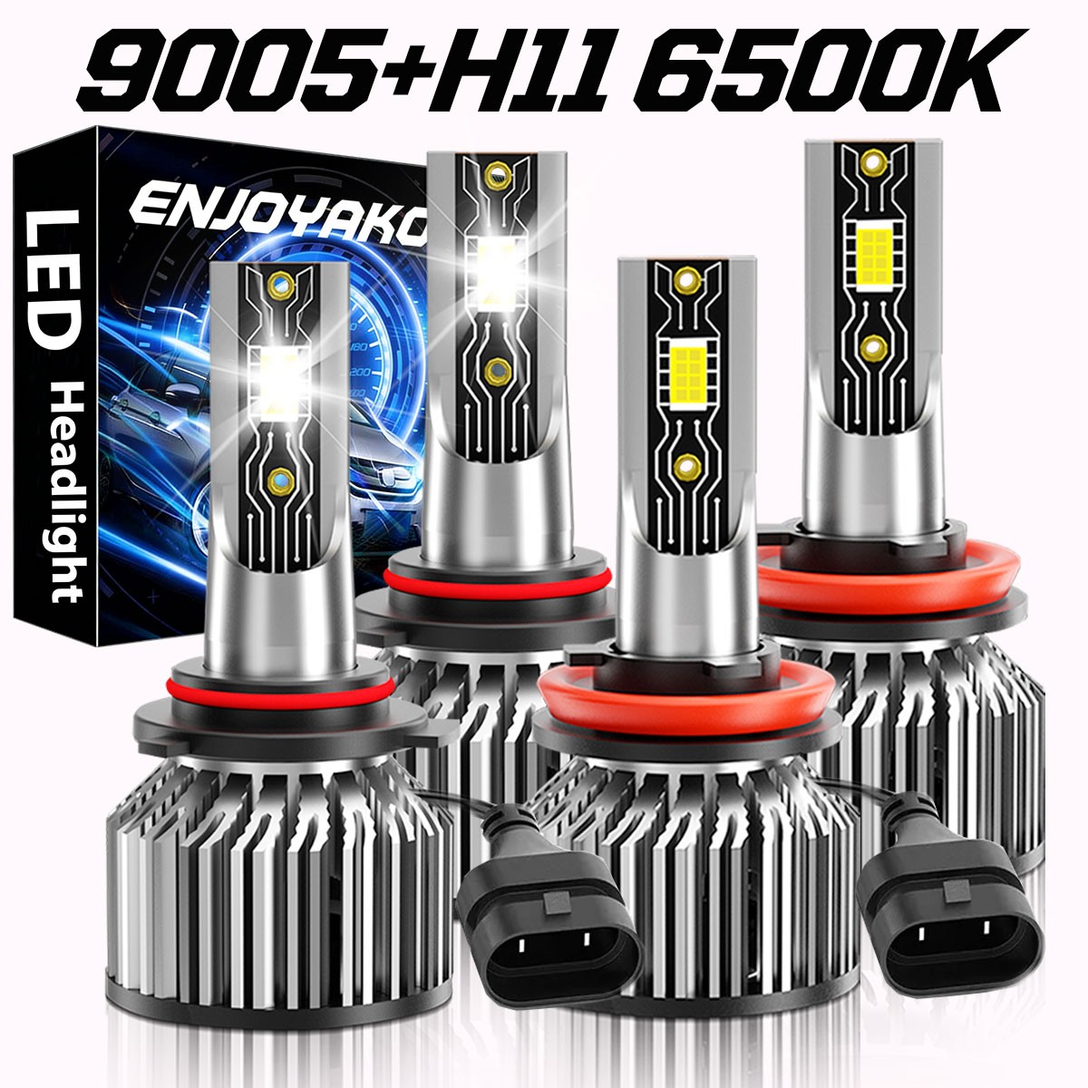 For Chevrolet Suburban 2015-2021 Sport Utility 4-Door LED Headlight Bright Bulbs