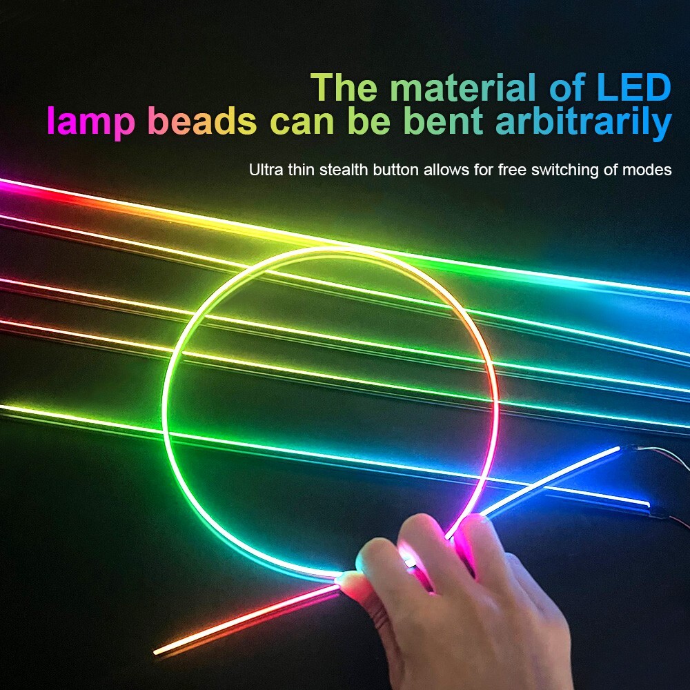 LED Car Interior Strip Light Atmosphere APP-Control Ambient Light 22 IN 1 Kit