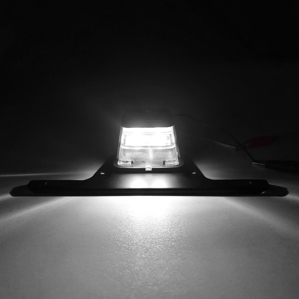 1Pcs LED License Plate Light Tag Lamps Assembly Replacement for Truck Trailer RV