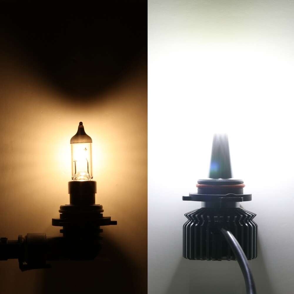 8-sides 9005 LED Bulb Headlight High or Low beam Conversion Kit Bright Plug&Play