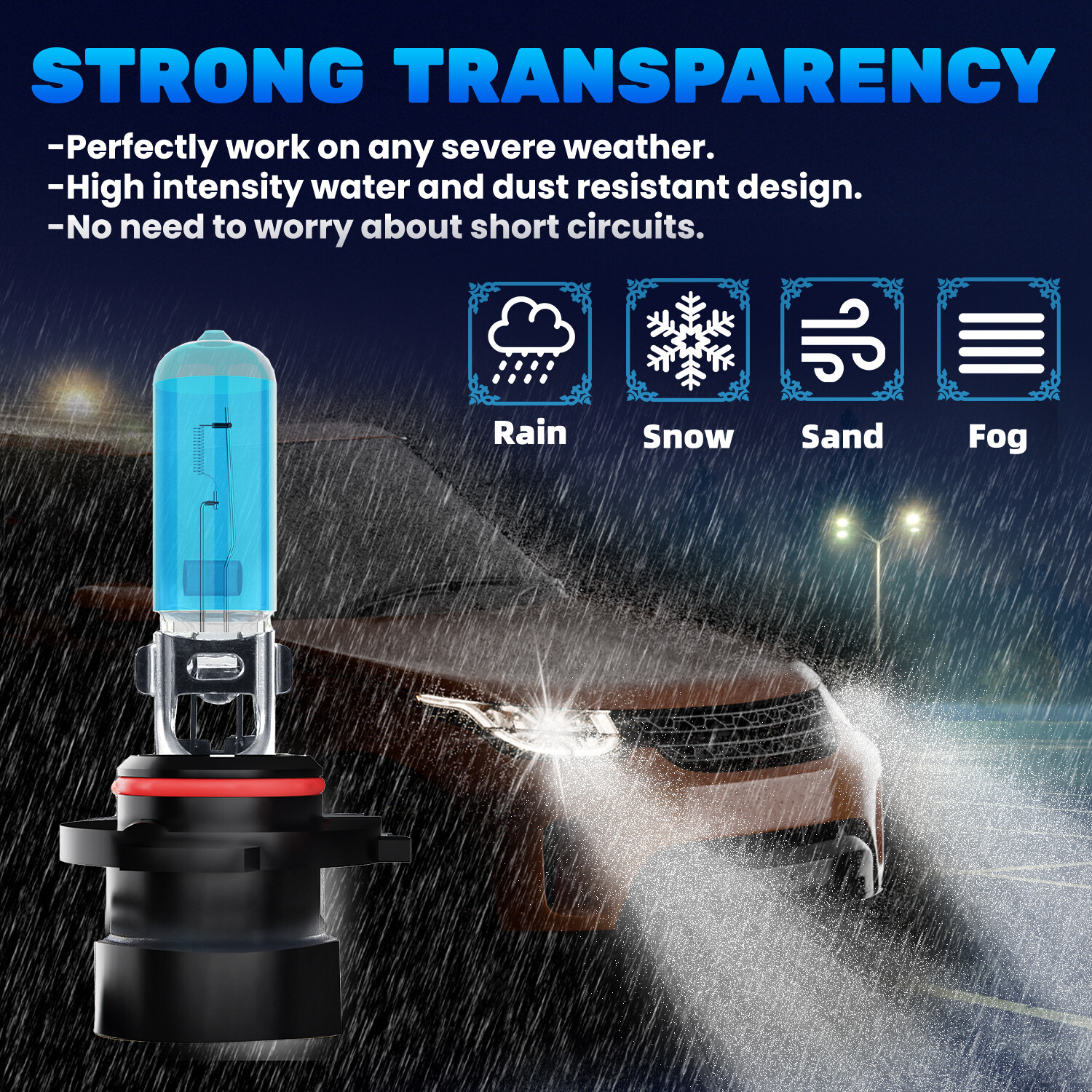 2x 9005XS/HB3A 6000K Halogen Headlight Bulb For Freightliner M2 112 2003-2011