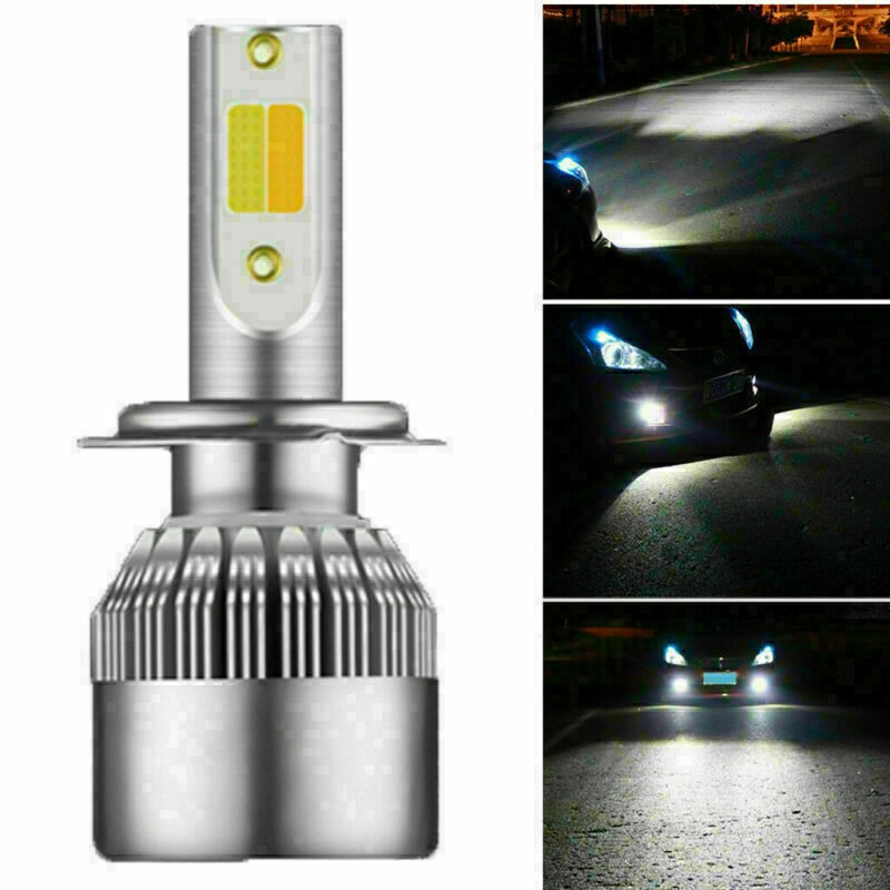 H4 LED Headlight 110W Dual Color Fog Light Bulbs White&Yellow 3000K&6000K Lamps