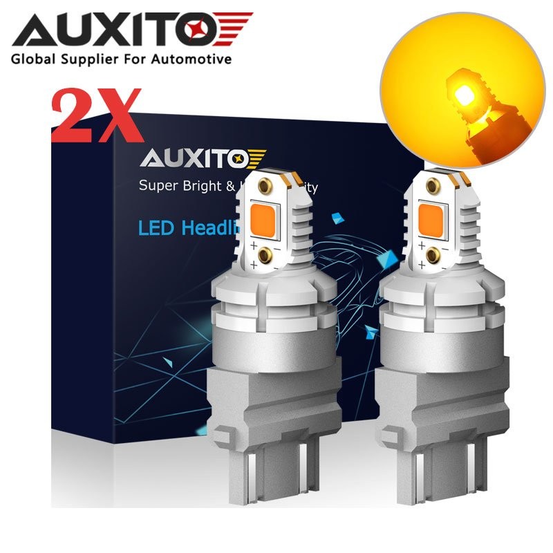 Amber Yellow LED Front Turn Signal 3157 3457 Light Bulb for Ford F-150 1990-2014
