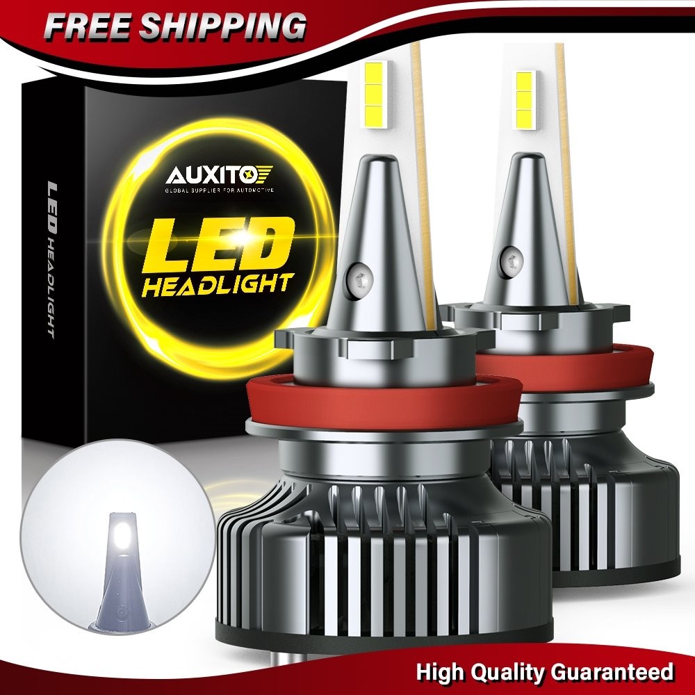 2X H11B LED Headlight Bulbs High Low Beam 6500K White 22000LM 120W Plug and Play