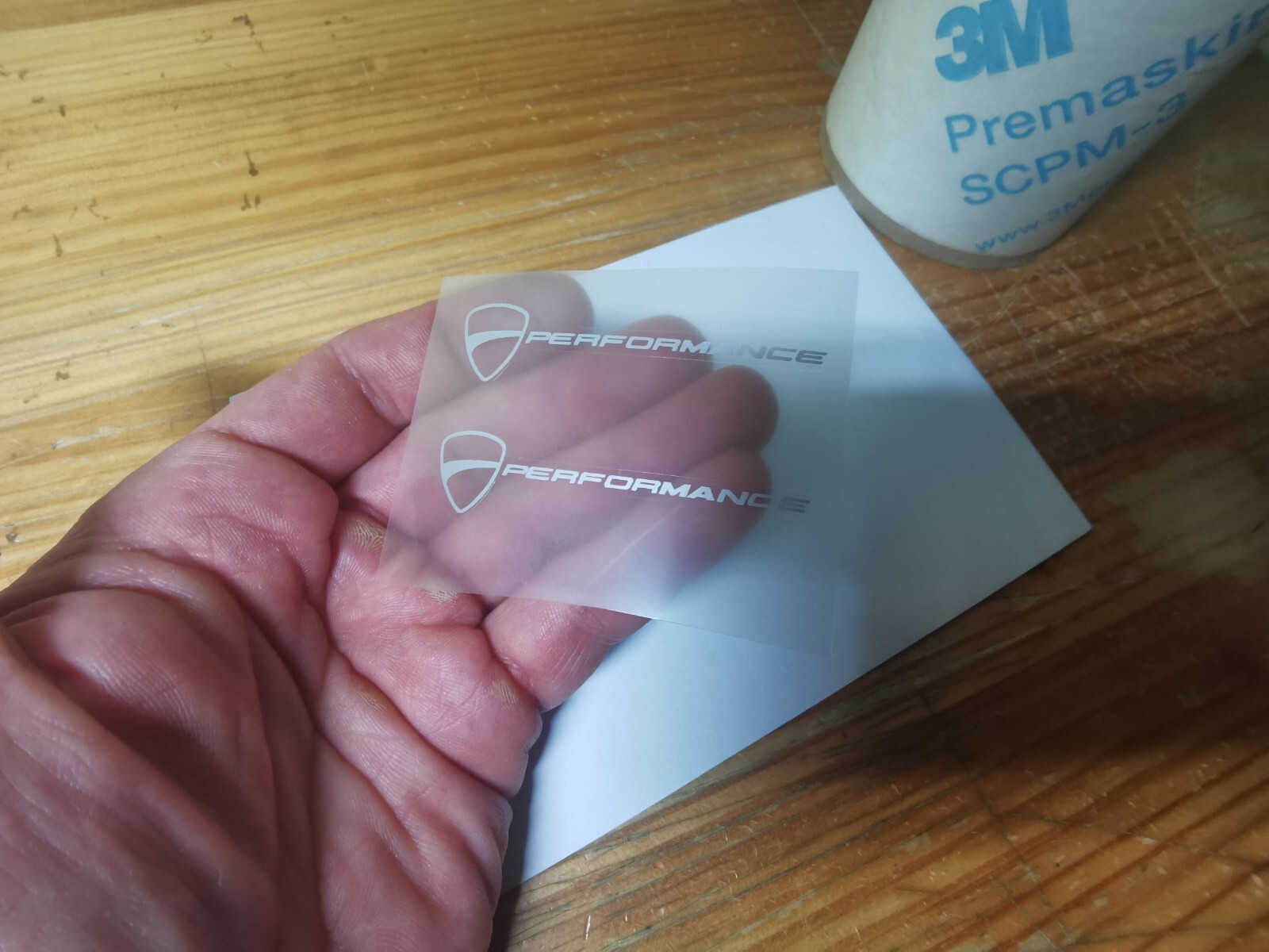 Ducati Performance silver X2 decal set vinyl stickers stickers ステッ