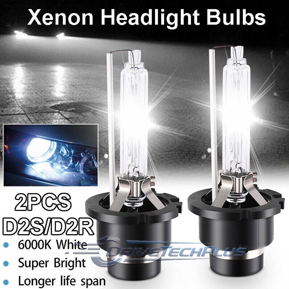 6000K D2S D2R D2C HID Xenon Bulbs Headlight High Beam Low Beam Bulb Plug & Play