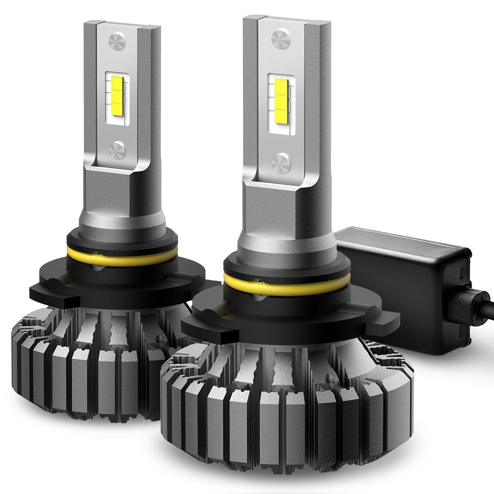 4PC AUXITO 9005 9006 Headlight High Low Beam LED Bulb 6500K Super White B3 US EK