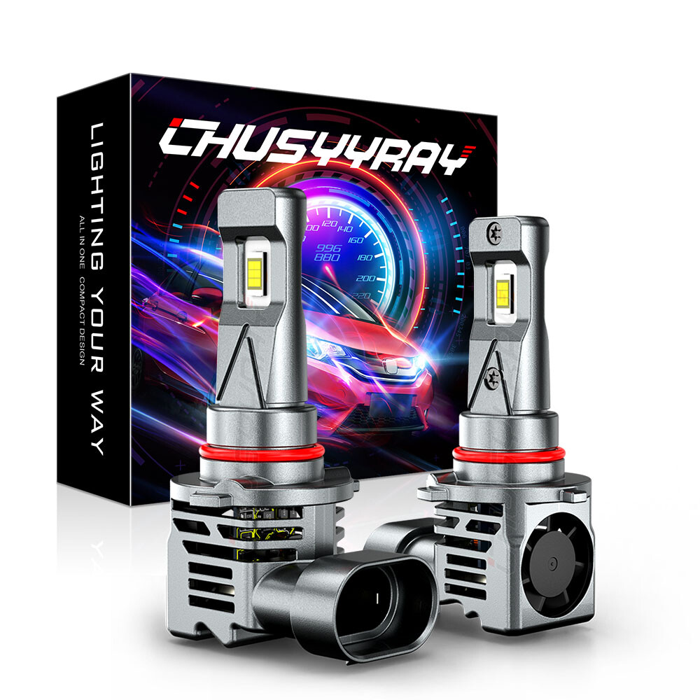 9005 LED Headlight Bulb Kit High/Low Beam White Super Bright 6000K CANBUS