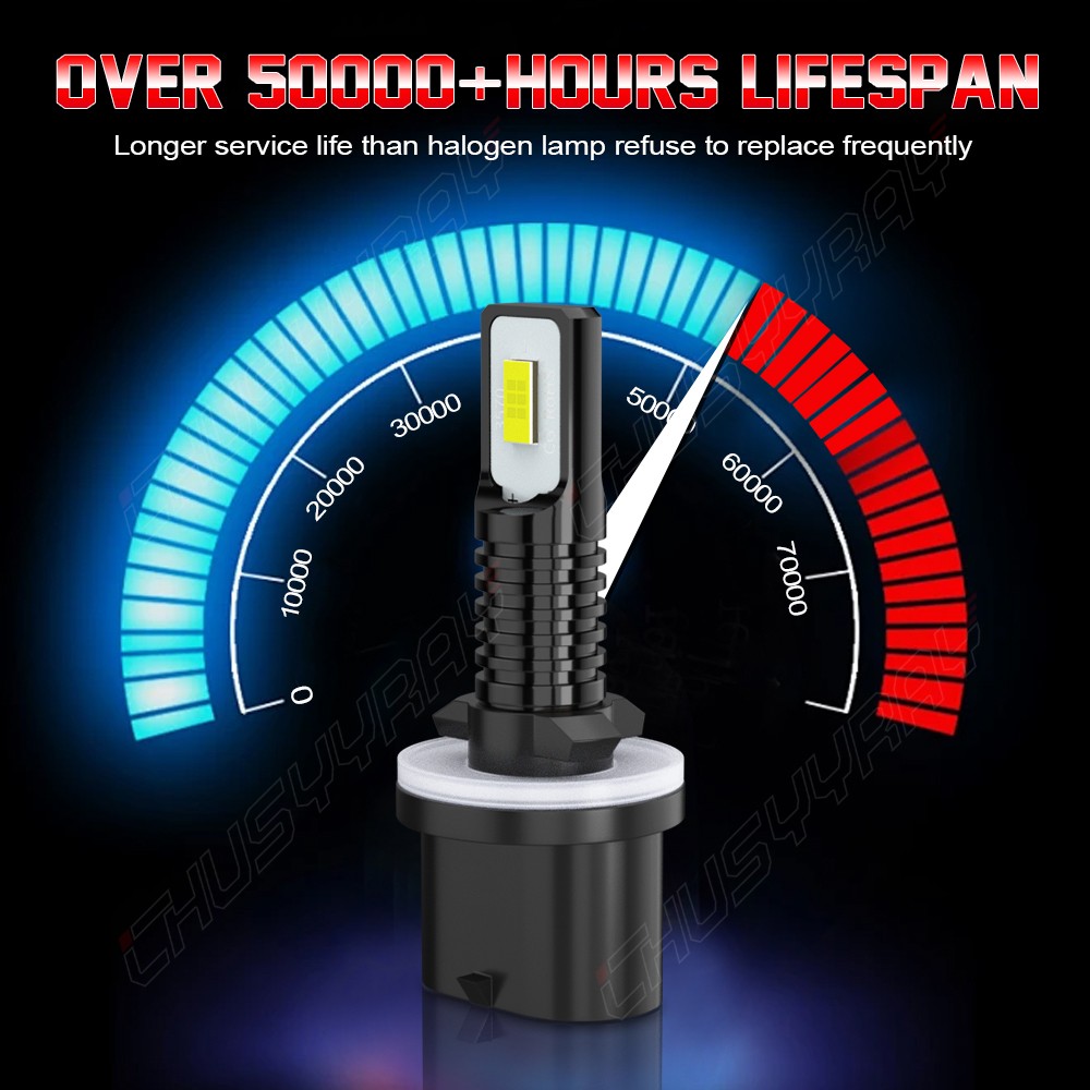 LED Headlight Bulbs Hi/Lo Fog Beam For Chevrolet Silverado 2500 1999-2002 White