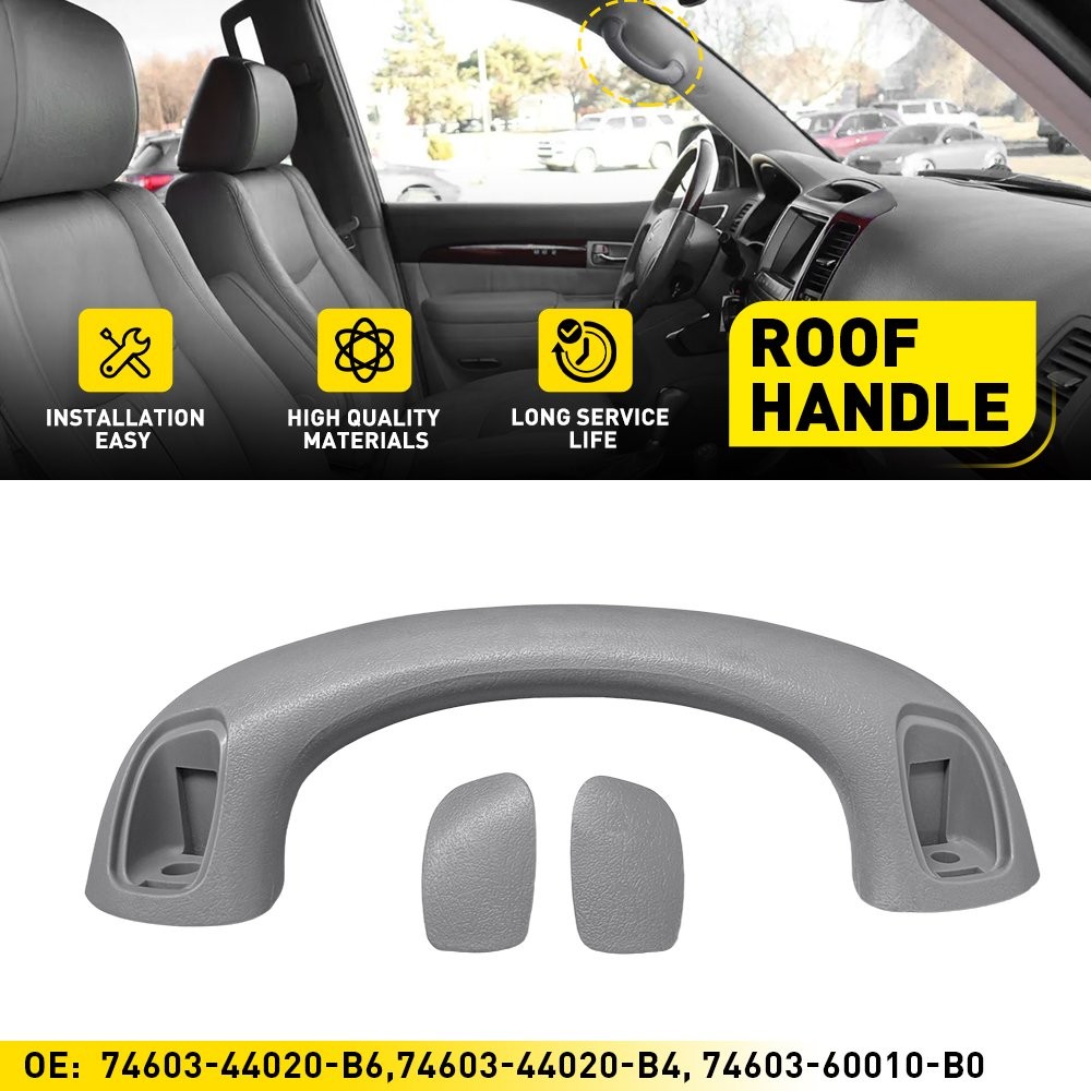 Inner Roof Pull Handle Grab Grip Handle For 2003-2009 Toyota 4Runner Gray 1-5SET