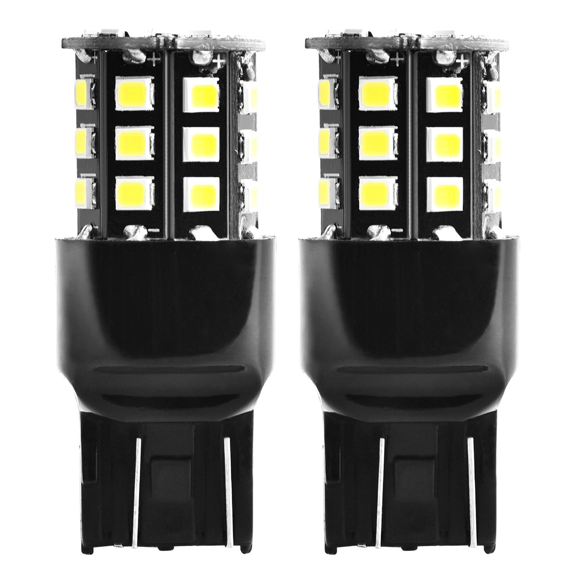 AUXITO 7440 7443 7444 Super LED Bright Backup Reverse Light Bulb White W21W 2/4x