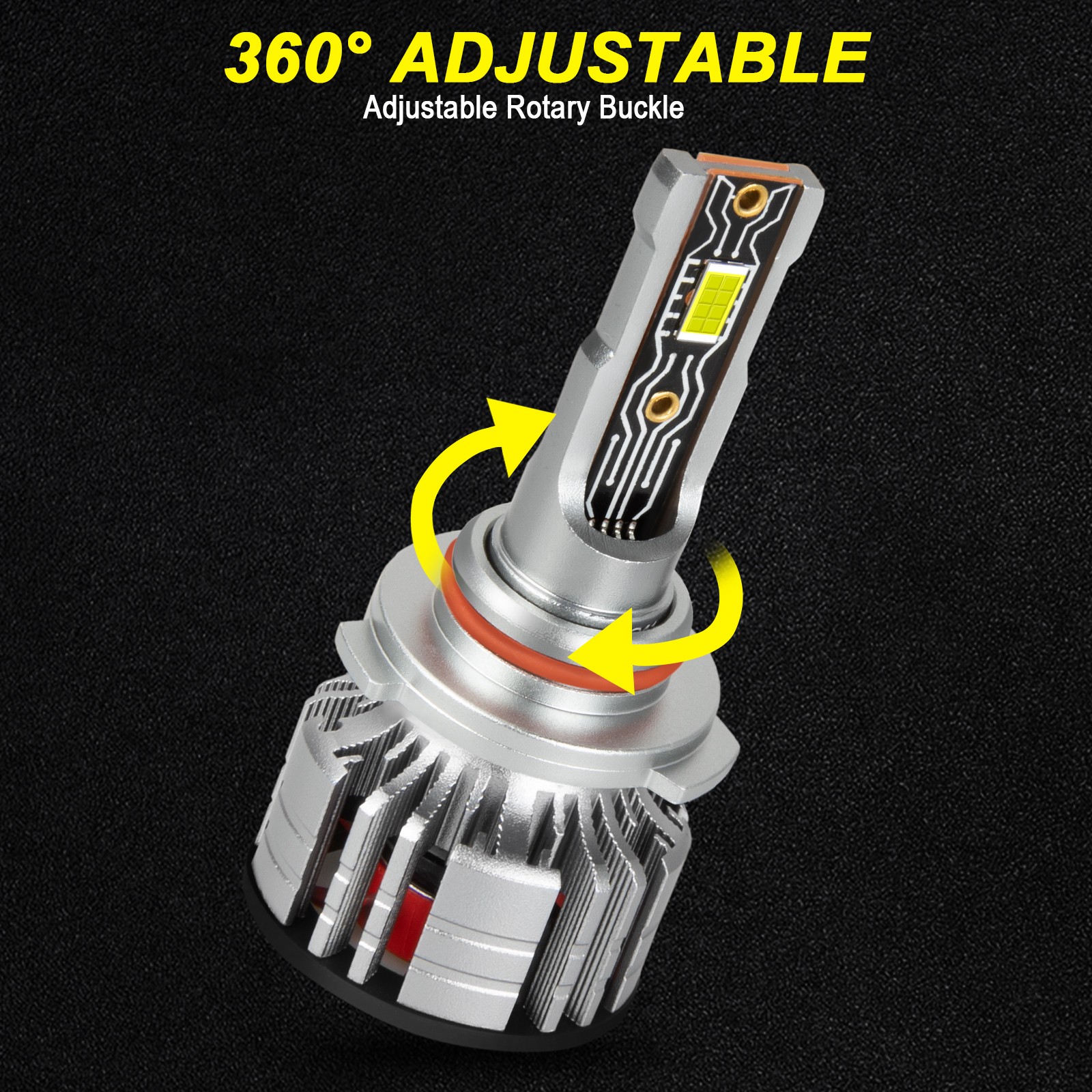 Combo 9005+H11 LED Headlight Super Bright Bulbs Kit White 720000LM High/Low Beam
