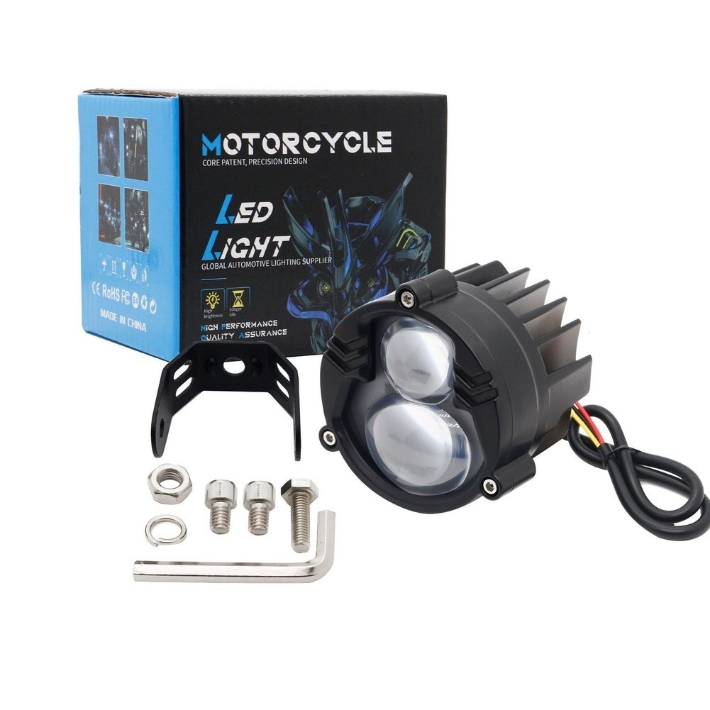 High Brightness U30 LED Motorcycle Spot Light Auxiliary IP67 Aviation Aluminum