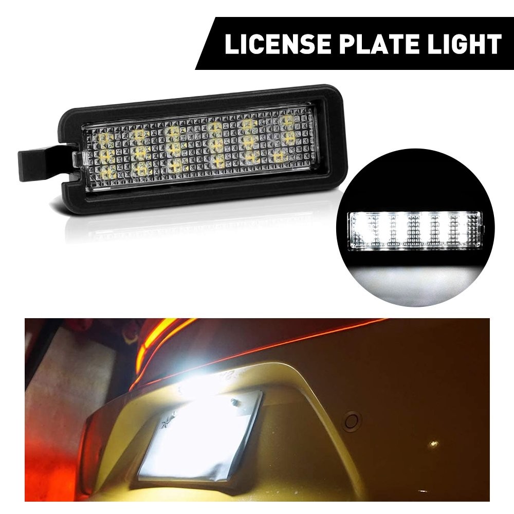 18-LED License Plate Light 6000K White For 2015-2022 Dodge & Charger Challenger