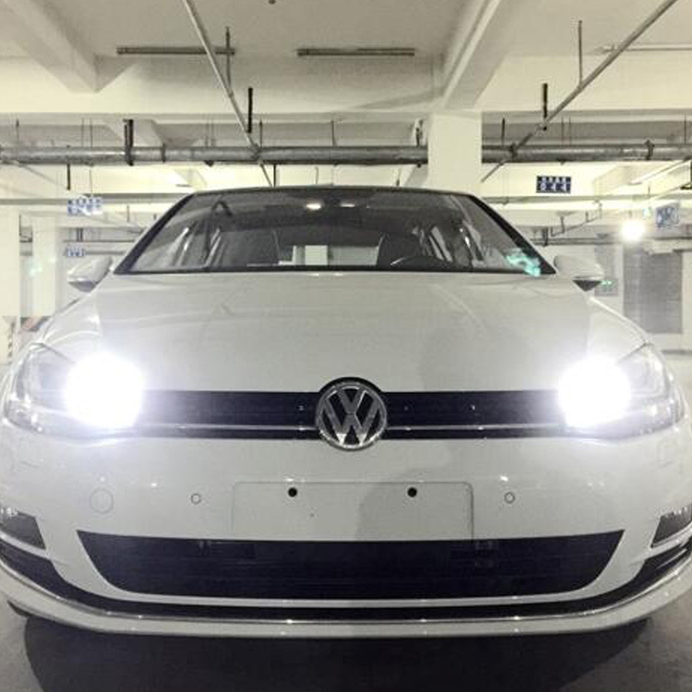 2x Extreme bright White COB H15 LED For Audi BMW Mercedes VW For Daytime Lights