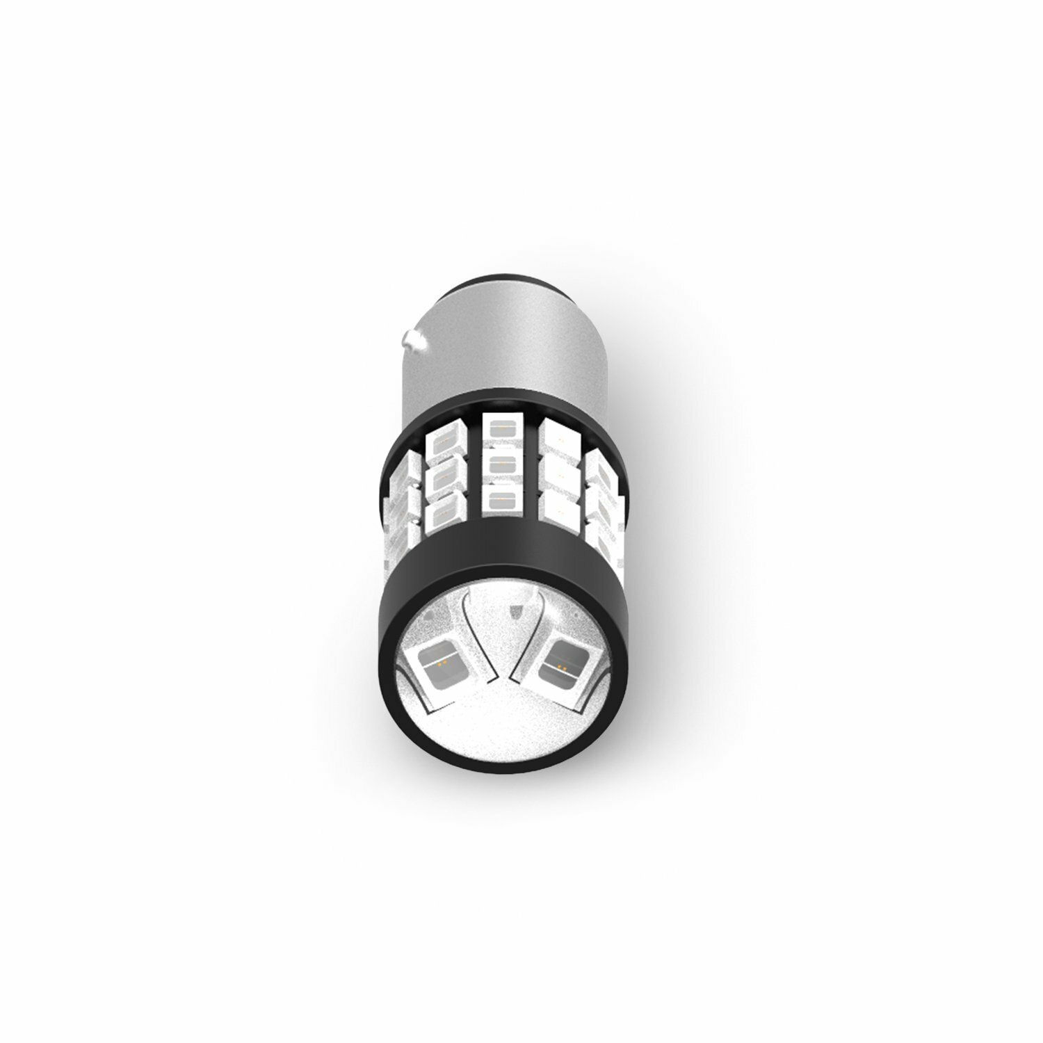 Alla Lighting Legal 1157 Red Flash Strobe Brake Light Bulb Dual Contact Filament