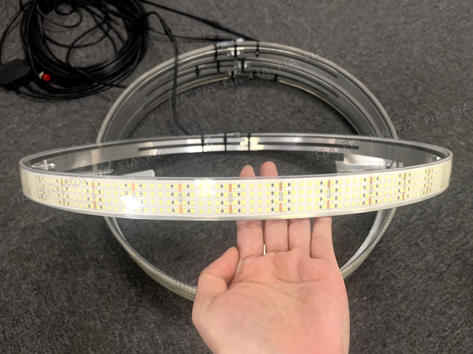 2/3/4/5 Row High-density Pure White 15.5“ ~ 17.5“ LED Truck Wheel Rim Lights