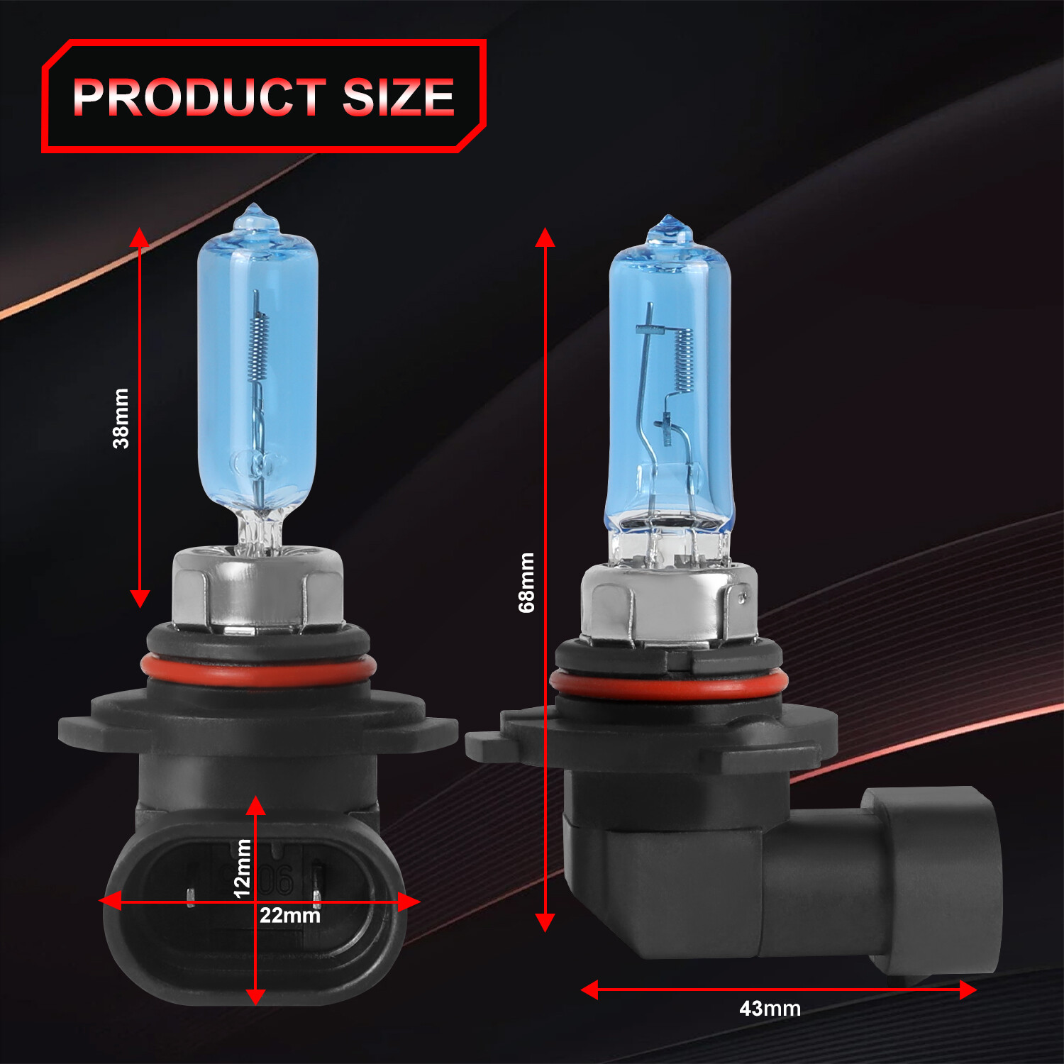For Hyundai Tucson 2019-2020 4x Headlight High Low Beam Bulbs Combo Warm White