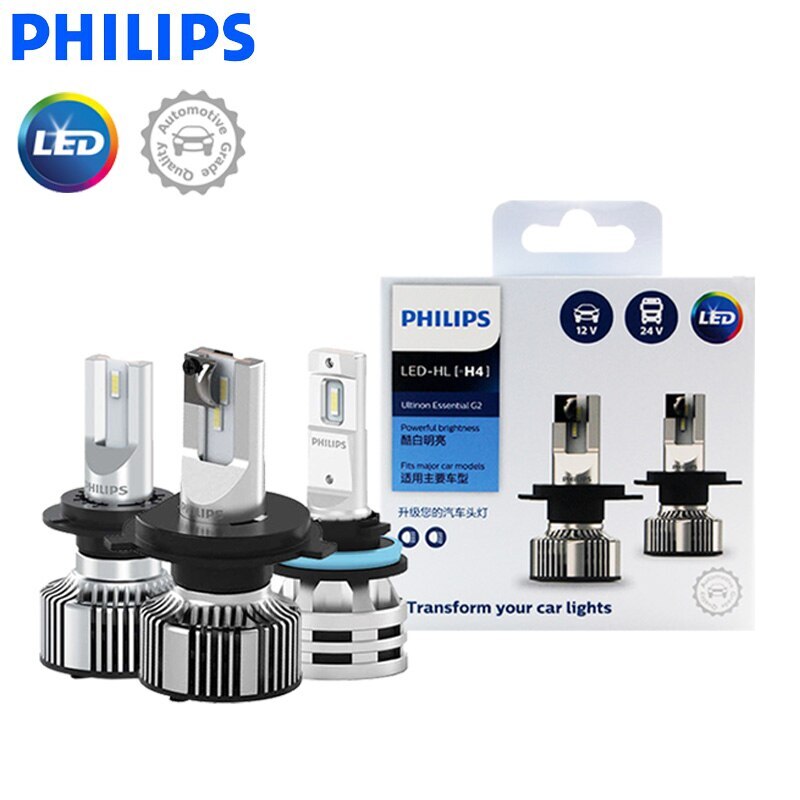 Philips Ultinon Essential G2 LED H1 H4 H7 H11 HB3 HB4 H1R2 6500K Car Headlight