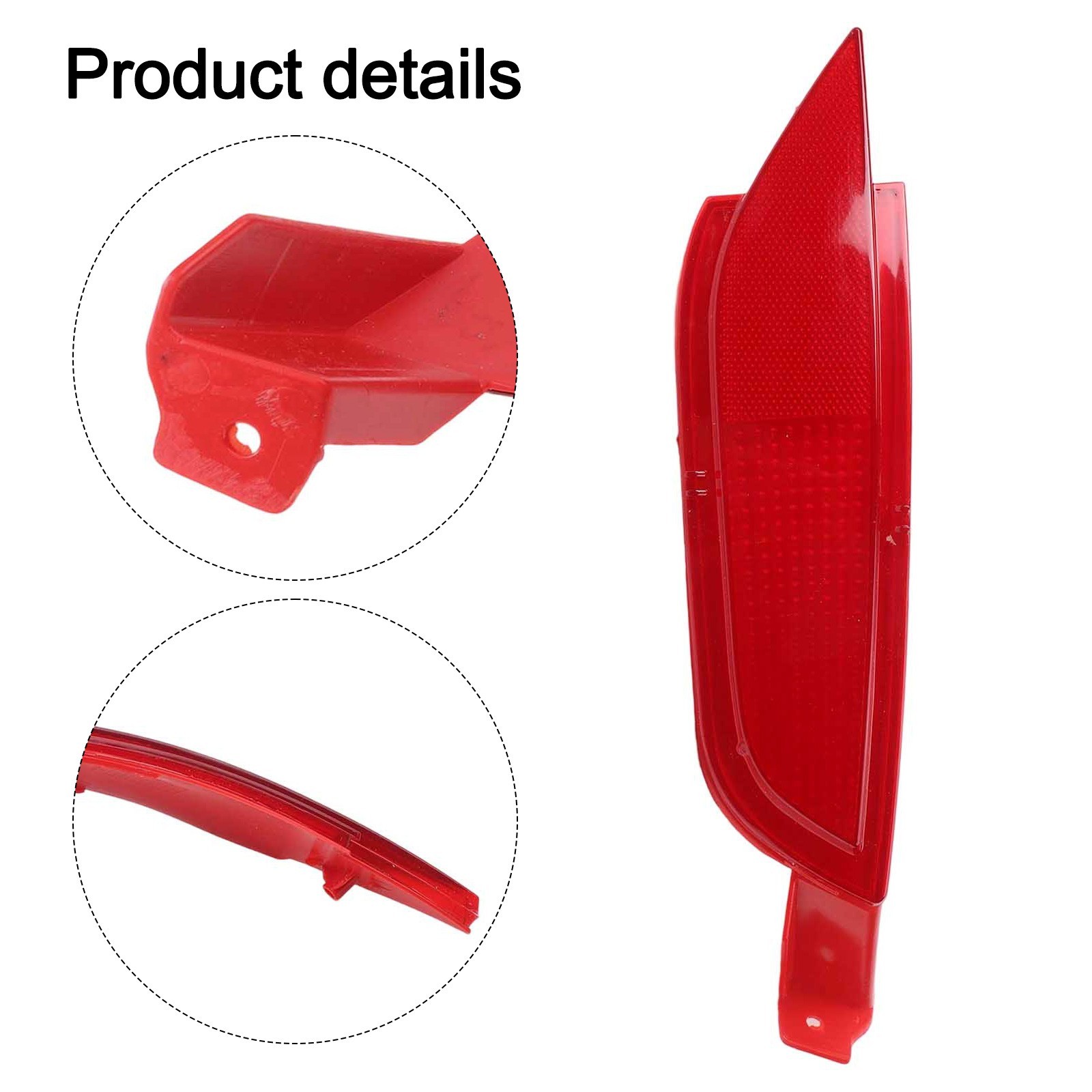 Fog Light Reflector Red Rear Right Plastic Replacement 1PC High Quality 2018 New