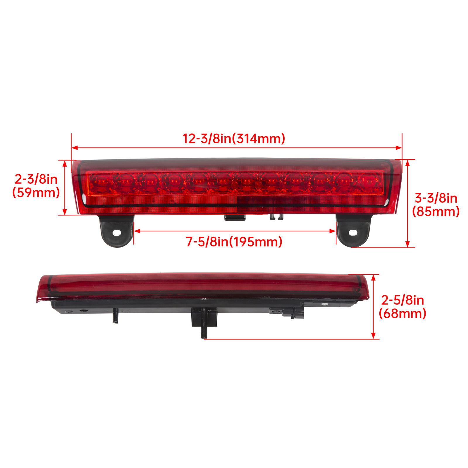 LED 3rd Third Brake Light Red Fit For 00-06 Chevrolet Suburban Tahoe GMC Yukon