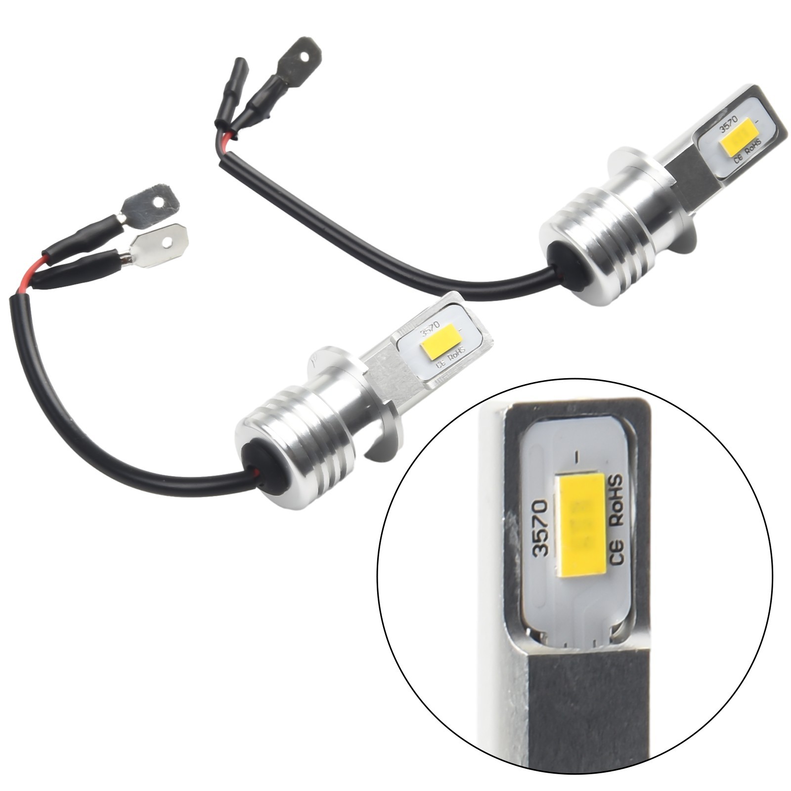 Fog Light Bulb Fog Lamp Car Lights 12V-24V DC 2000LM 360 Degrees 50000H